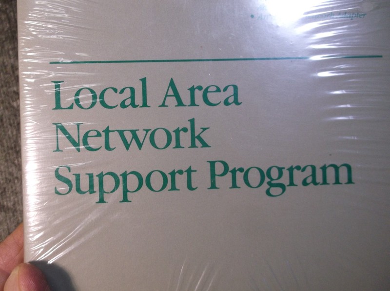 IBM LOCAL AREA NETWORK SUPPORT PROGRAM FACTORY SEALED gallery