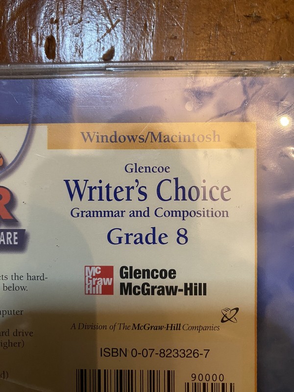Interactive Tutor Self-Assessment Software Glencoe Language Arts Grade 8 New gallery