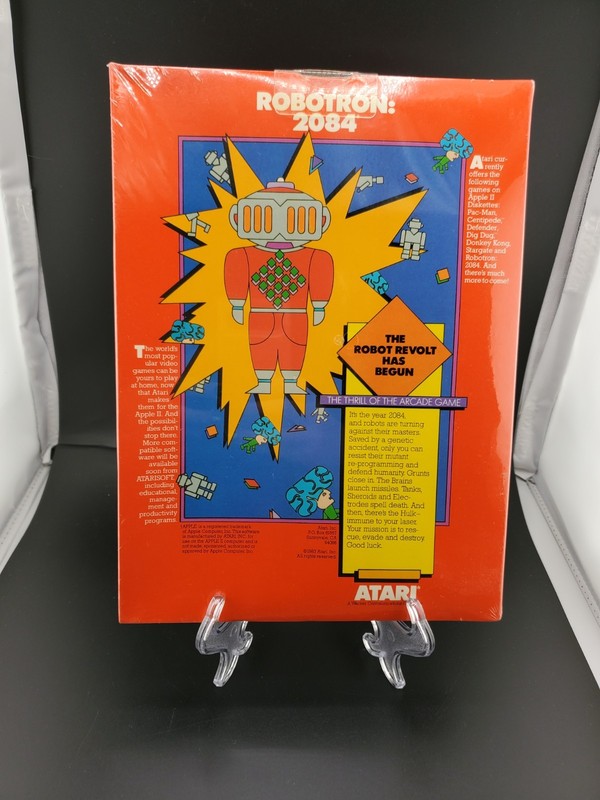 ROBOTRON: 2084 (Apple II IIe IIc IIgs, 1983) Vintage ATARISOFT - SEALED gallery
