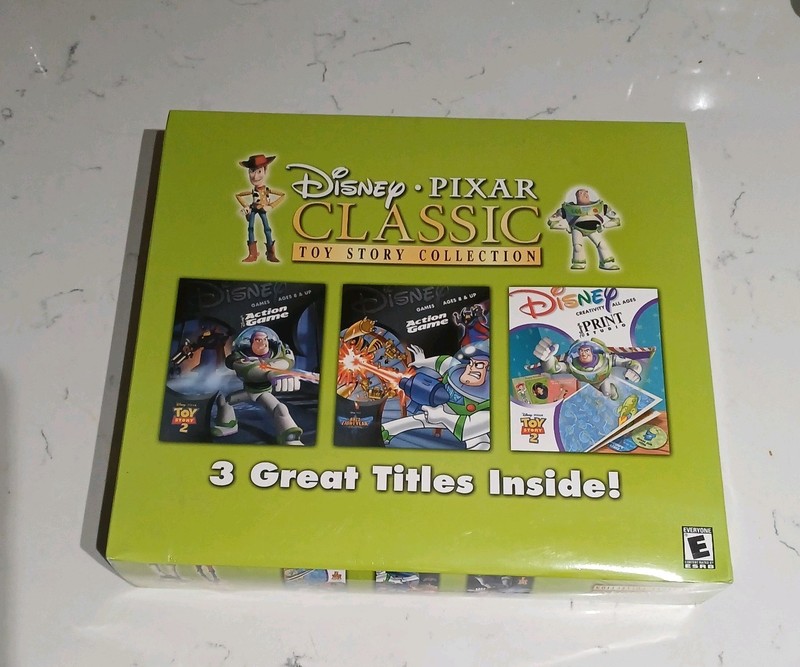 Disney Pixar Classic Toy Story Collection – PC CD-ROM – Rare NEWLarge Retail Box