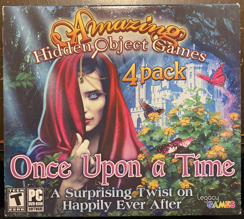 Amazing Hidden Objects Games 4 Pack Once Upon a Time PC Computer Games