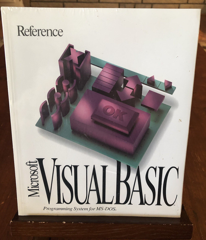 Microsoft Visual Basic Programming System (1.0) for MS-DOS NEW-SHRINK WRAPPED