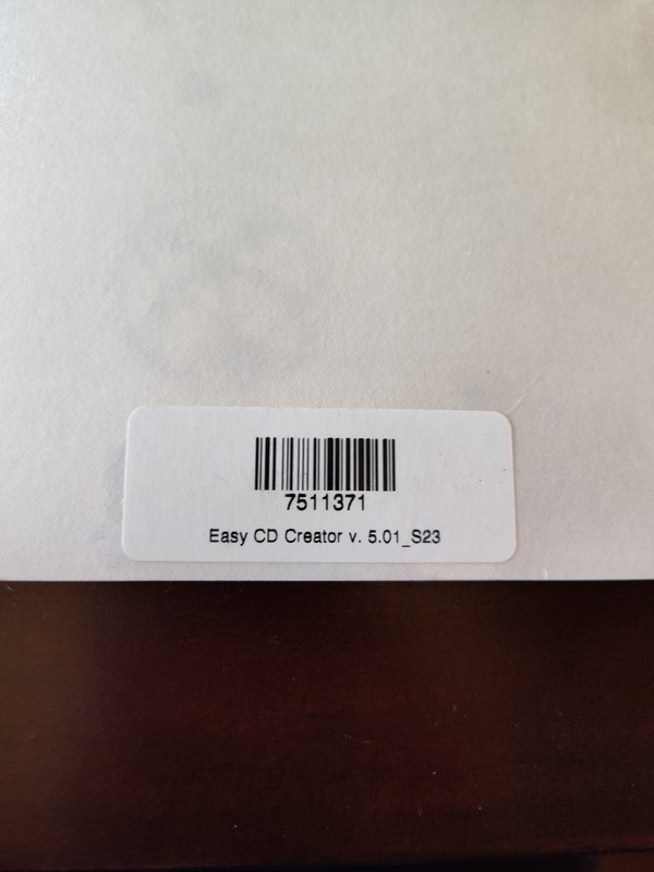 Easy CD Creator V5.01_S23 Gateway CD/RW Software UDF Reader CD ROM Sealed NEW gallery