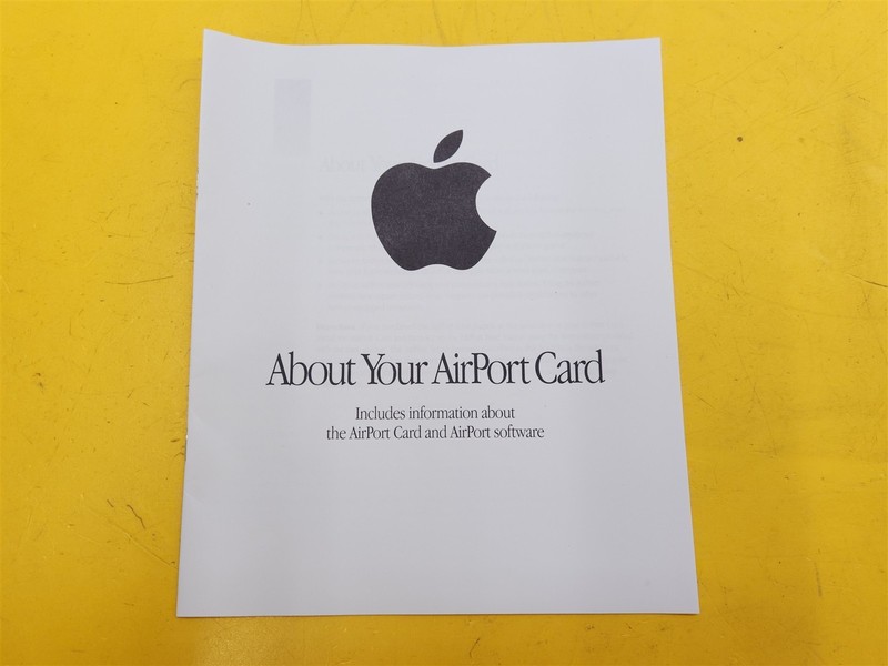 ⭐️⭐️⭐️⭐️⭐️ Airport Software Installation Disc 600-8357-B Airport V1.3 & Manuals gallery