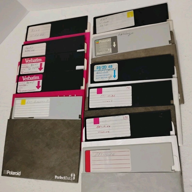 Vintage Utility Software Lot – WMaze, Read, Art Gallery II, Optimize, PC Utils