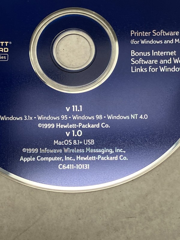 Setup CD ROM for HP DeskJet 810c Series Software for Windows and Mac WIN 95 98 gallery