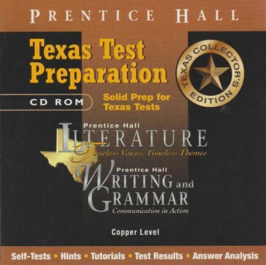 Prentice Hall Literature Test Preparation Copper Texas PC MAC CD Timeless Voices