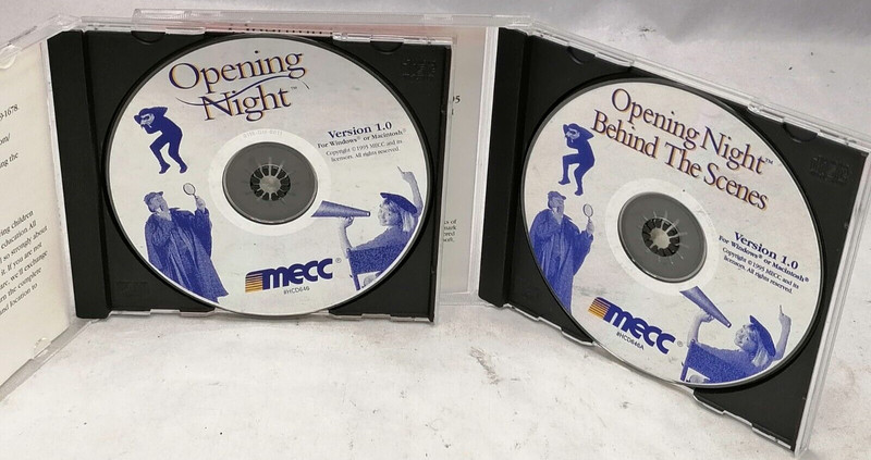 Vintage 1995 MECC Opening Night Disk Set gallery