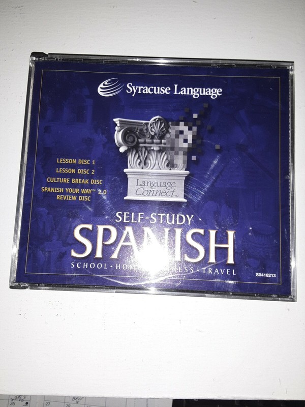 Language Connect Syracuse Language Self-Study Spanish, 4-CDs