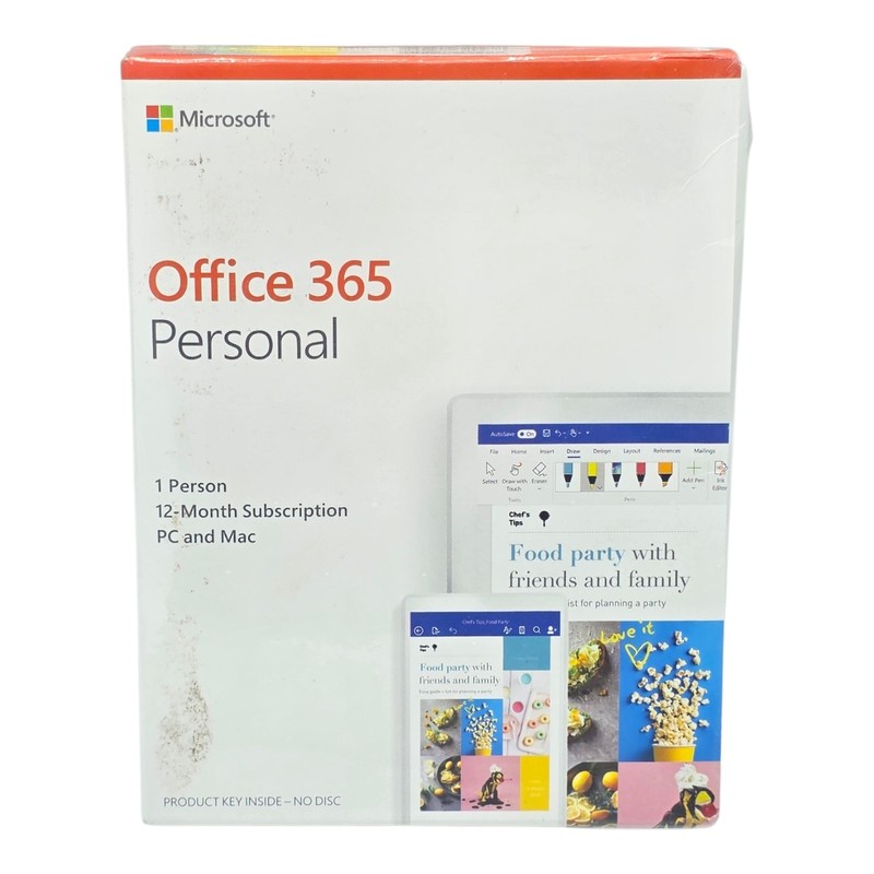 Genuine Microsoft Office 365 Personal Subscription Service OEM FACTORY SEALED