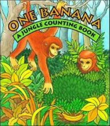 One Banana PC MAC CD-ROM kids learn to count music story monkey numbers game!