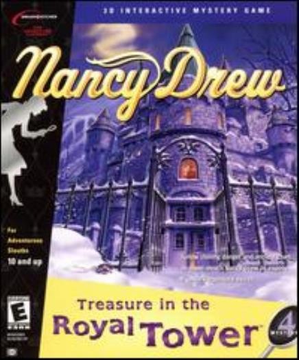 Nancy Drew Treasure in the Royal Tower PC CD dark winter ski puzzle mystery game