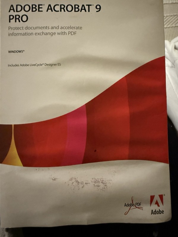 Adobe Acrobat 9 Pro Full for Windows PC Licensed for PCs =PERMANENT VERSION=