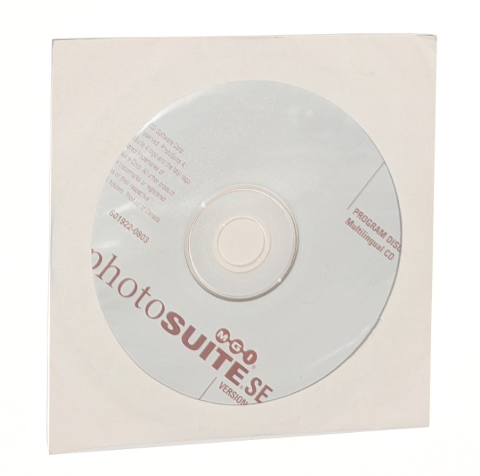 MGI PhotoSuite SE Version 4.0 Software CD 2001 Multi Language – Windows