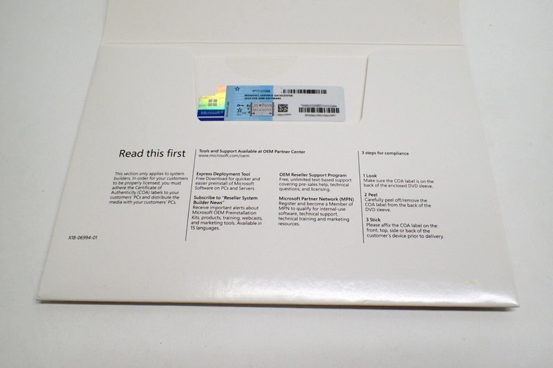 Microsoft Windows Server 2019 Datacenter DVD Kit 16-Core LICENSE KEY 1PK gallery