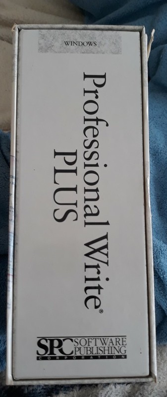 VINTAGE SOFTWARE: SPC Windows Professional Write Plus Word Processor. 3.5 DD Dis gallery
