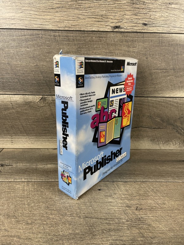 Microsoft Publisher CD DELUXE Designed For Windows 95 gallery