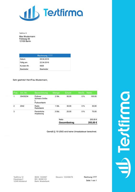Rechnungsprogramm Software, Rechnungen einfach erstellen & per E-Mail versenden gallery
