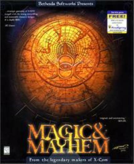 Magic & Mayhem PC CD sorcerer academy command mythical creatures RPG combat game