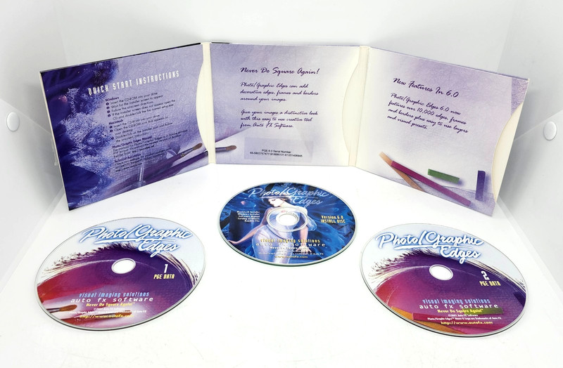 PHOTO GRAPHIC EDGES ~ VISUAL IMAGING SOLUTIONS ~ AUTO FX SOFTWARE 3CD-ROM (2003) gallery