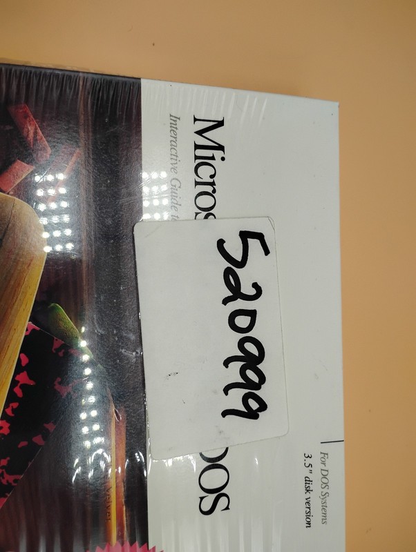 Microsoft Learning DOS 3.5" Disk Version Sealed Software NEW vintage 1991 gallery