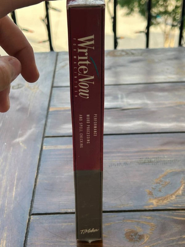 Write Now for Macintosh vintage software for Apple Macintosh. New factory sealed gallery