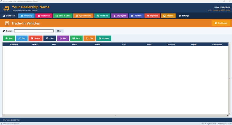 Car Dealership Management Software USB Drive Windows Mac Inventory CRM Invoice gallery