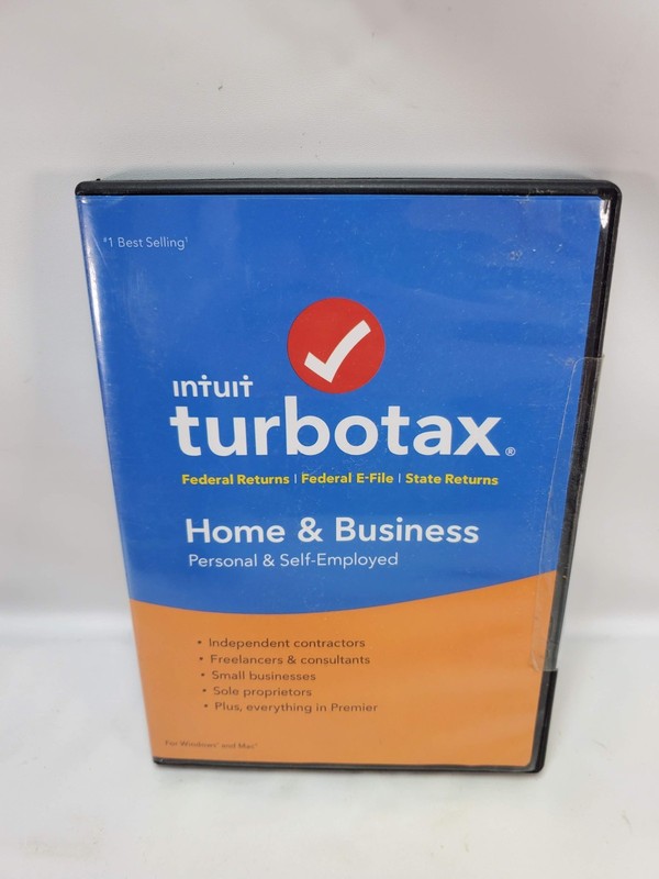 Intuit TurboTax 2017 Federal State Personal Home & Business CD for Windows/ Mac
