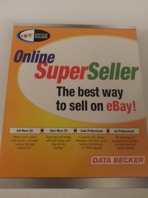 Data Becker Online Superseller Listing Utility on CD-ROM for Windows 98 to XP