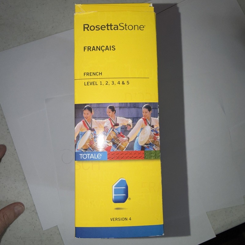 Rosetta Stone V4 TOTALe: French 1-5 for PC, Mac GOOD CONDITION, No Headset gallery