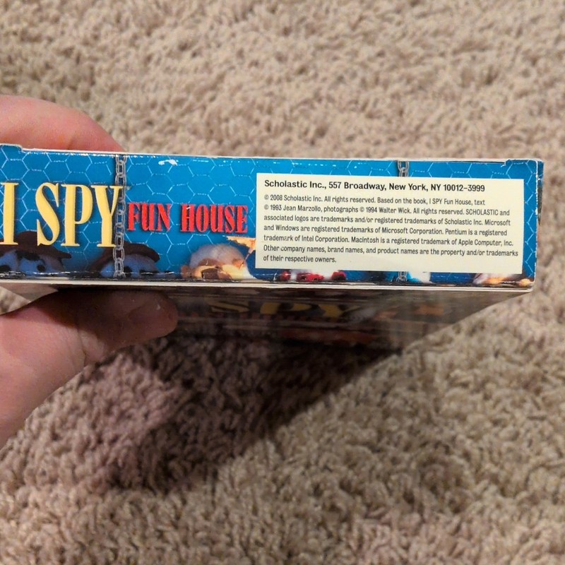 Scholastic I SPY Fun House CD-ROM Windows PC Game Sealed Disc gallery