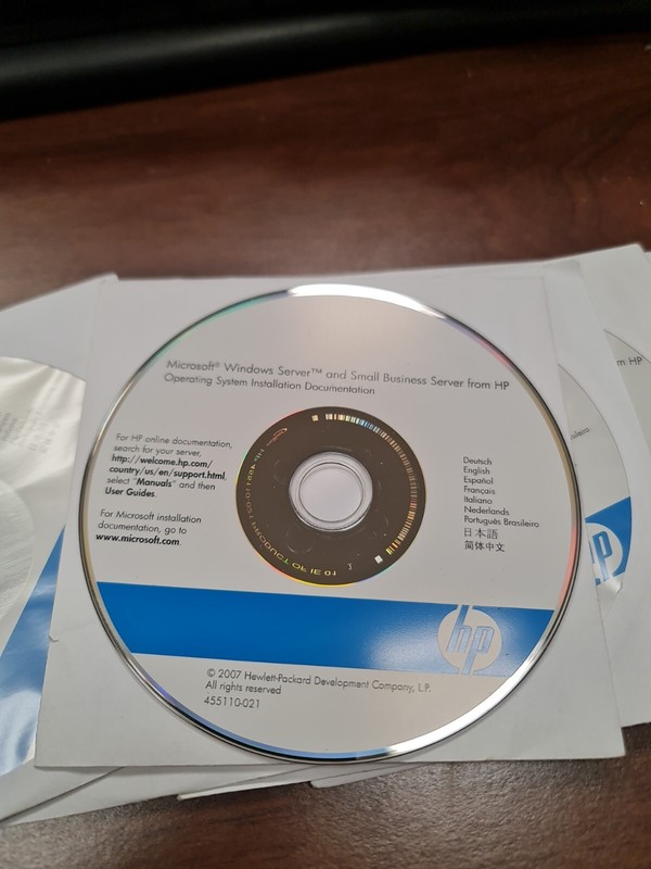HP 455110-021 WINDOWS SERVER OPERATING SYSTEM INSTALLATION DOCUMENTATION NEW