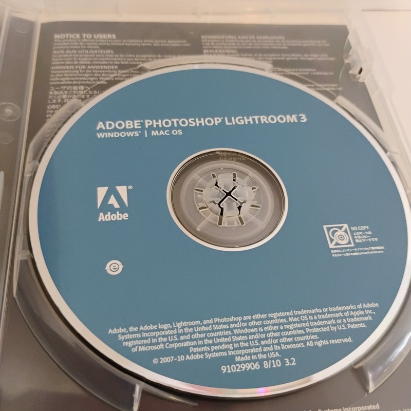 Adobe Photoshop Lightroom 3 WIN/MAC CD ROM Software Disc gallery