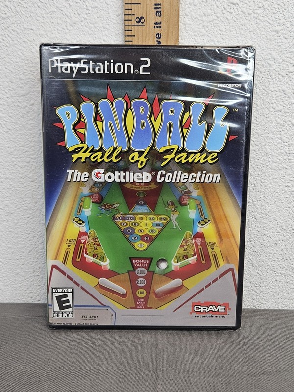 NEW Sealed Pinball Hall of Fame The Gottlieb Collection PlayStation 2 2004 PS2