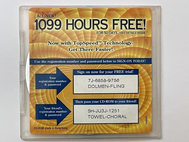 AOL 9.0 Optimized 1099 Hours Surf up to 5x Faster CD Computer Software Sealed👀 gallery