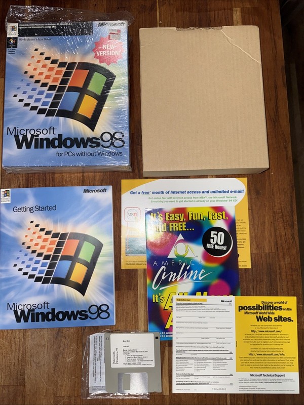 Microsoft Windows 98 Floppy for PC’s without Windows
