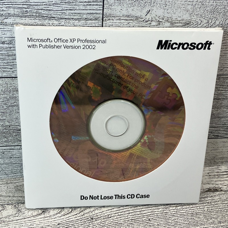 Microsoft Office XP Professional With Publisher Version 2002 NEW Open Sleeve