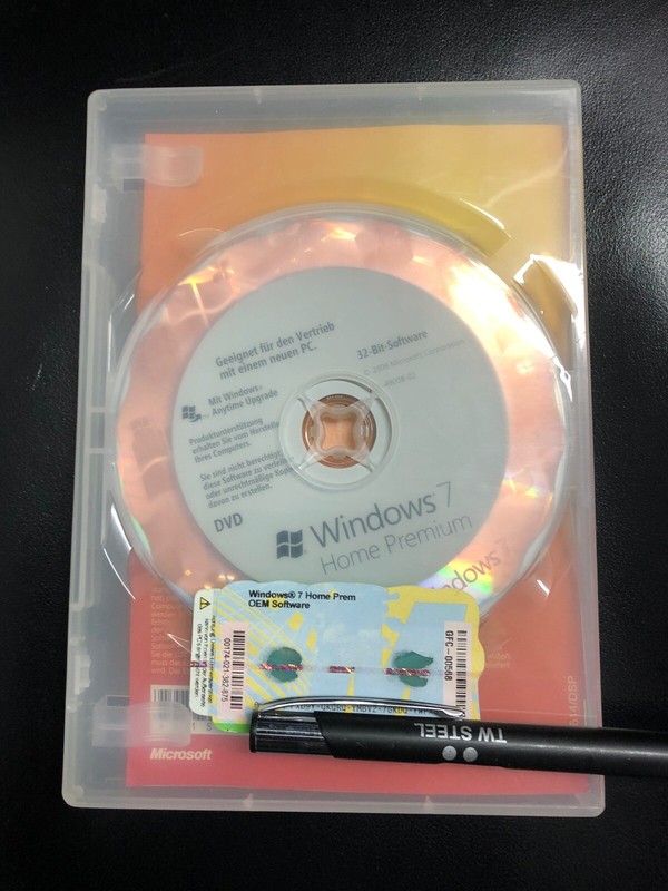 Windows 7 Home Premium, 32 Bit with Holo DVD, German, SB Product with VAT Invoice gallery