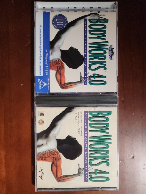 Body Works 4.0 Human Anatomy Leaps To Life Windows PC CD-ROM Software 2 Of Them