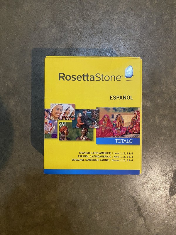 Rosetta Stone Spanish Espanol Level 1-4 Version 4