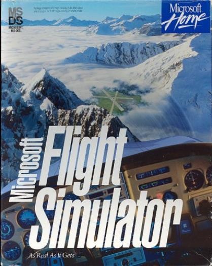 MS Flight Simulator 5.0 PC CD classic air plane aircraft simulation game! DOS