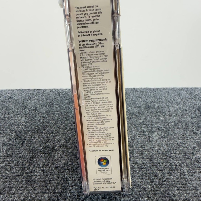 Microsoft Office Small Business 2007 Retail Box Set with Product Key COA gallery
