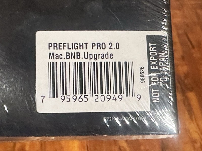 Rare Vintage Extensis Preflight Pro 2.0 Mac Upgrade QuarkXPress - New & Sealed gallery