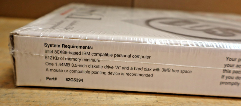 Vintage IBM PC DOS 6.1 VINTAGE SOFTWARE 3.5" DISKS SET New and Sealed Set Box gallery