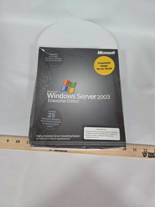 Microsoft®Windows Server 2003 Enterprise Edition • NEW • Sealed (126-839)