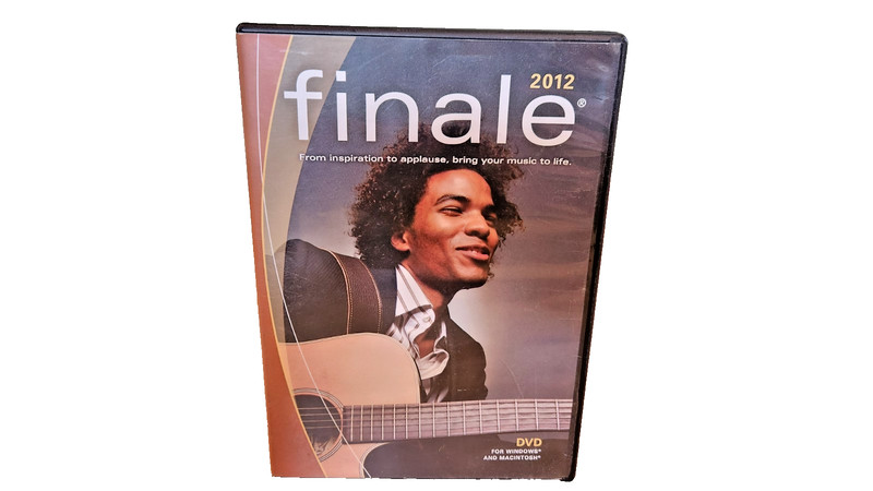 Finale 2012 software for Windows And Mac MakeMusic label Please read!