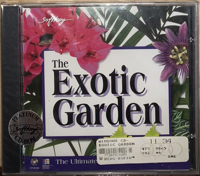 The Exotic Garden Ultimate Guide to Growing Plants (CD-Rom, PC) Softkey - Sealed