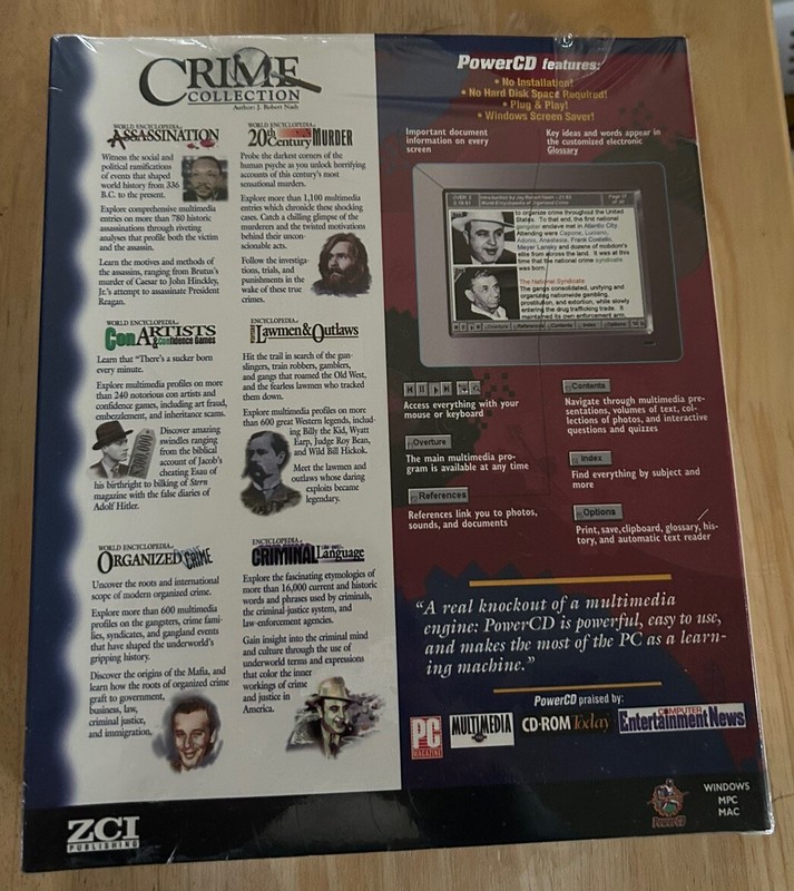 Crime Collection True Crime J Robert Nash 6-CDs Windows Mpc Mac gallery