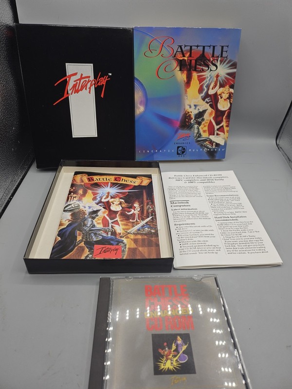 Interplay Battle Chess Enhanced CD ROM PC Macintosh Game Software Complete