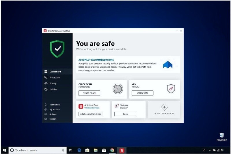 Bitdefender Antivirus Plus 2025 | 1 Year | 10 Devices | Windows PC Protection gallery